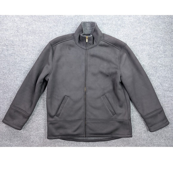 Lauren Ralph Lauren Jackets & Blazers - Vintage Ralph Lauren Lauren Full Zip Faux Suede Jacket Womens Large Black Coat